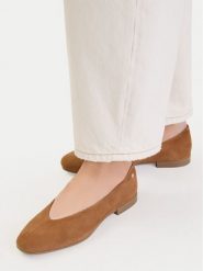 Lasocki Baleriny CEO-RST-ROMI-67W Brązowy jasny. Brązowe balerinki damskie Lasocki, bez wzorów, ze skóry, bez obcasa, bez zapięcia. Za 159.99 zł.