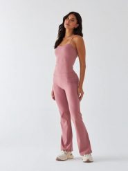 Legginsy Dzwony - Morning Dew BeShaped. Niebieskie legginsy damskie BESHAPED, bez wzorów, z dzianiny. Za 219.00 zł.