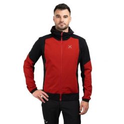Kurtka trekkingowa męska Montura Premium Wind Hoody m. Czarne kurtki męskie MONTURA, m, bez wzorów, sportowe, bez kaptura. Za 999.99 zł.