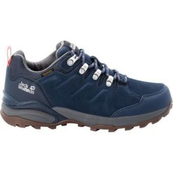 Buty trekkingowe damskie Jack Wolfskin Refugio Texapore Low granatowe r. 39. Obuwie trekkingowe damskie Jack Wolfskin, bez zapięcia. Za 365.40 zł.