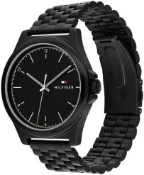Męski Zegarek Tommy Hilfiger Norris LE 1710613 Minimalistyczna Elegancja All-Black. Czarne zegarki męskie Tommy Hilfiger, bez wzorów. Za 428.99 zł.