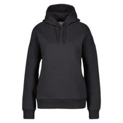 Bluza damska Dolomite LOGO czarna. Czarne bluzy damskie Dolomite, bez wzorów, bez ramiączek, bez kaptura. W wyprzedaży za 271.00 zł.