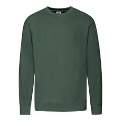 Lekka Bluza Rozpinana Unisex Dla Dorosłych. Zielone bluzy męskie fruit of the loom, m, bez wzorów, bez ramiączek, bez kaptura. Za 71.99 zł.