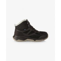 Unisex wysokie buty outdoorowe Kilpi PITON HIGH WP-U. Czarne buty zimowe męskie Kilpi, bez wzorów, z nylonu, bez obcasa, bez zapięcia. Za 360.09 zł.