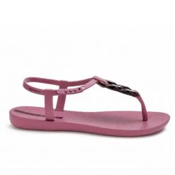 Sandały damskie Ipanema 83330 CLASS CONNECT FEM. Czerwone sandały damskie Ipanema, bez wzorów, z materiału, bez obcasa, na płaskiej podeszwie, bez zapięcia. Za 89.00 zł.