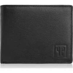 Portfel męski PAOLO PERUZZI T-48-BL czarny. Czarne portfele męskie Paolo Peruzzi, bez wzorów, ze skóry. Za 49.99 zł.