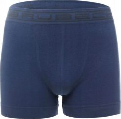 Brubeck BX00501A Bokserki męskie classic COMFORT COTTON niebieskie indygo M. Niebieskie bokserki męskie Brubeck, bez wzorów. Za 57.98 zł.