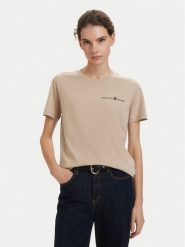 Beverly Hills Polo Club T-Shirt P-SS26W-TS085 Beżowy Regular Fit. Brązowe t-shirty damskie Beverly Hills Polo Club, l, bez wzorów, z bawełny, bez kołnierzyka, bez ramiączek. Za 139.99 zł.
