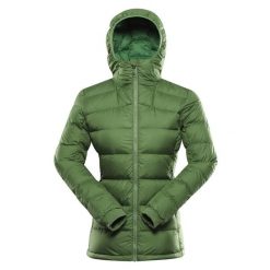Kurtka damska puchowa Alpine Pro Rogita lekka. Czarne kurtki sportowe damskie Alpine Pro, na zimę, l, bez wzorów, z puchu, bez ramiączek, bez kaptura, trekkingowe. Za 499.00 zł.