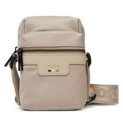 Saszetka BOSS. Brązowe saszetki i nerki męskie Boss, małe. Za 449.99 zł.