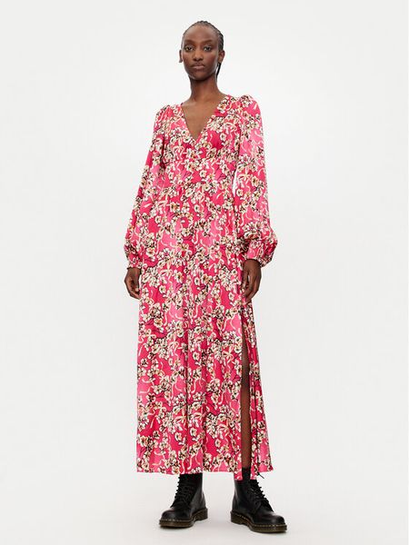 Hugo Sukienka codzienna Kween-1 50516840 Różowy Regular Fit. Czerwone sukienki damskie Hugo, na co dzień, bez wzorów, z syntetyku, bez kołnierzyka, bez ramiączek, proste. Za 699.99 zł.