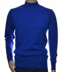 Sweter męski ze stójką z półgolfem półgolf z wełny wełniany XXL 2XL lazur. Swetry męskie Ombre, m, bez wzorów, z wełny, bez kołnierzyka, bez ramiączek. Za 151.28 zł.