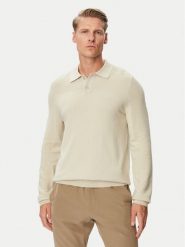 BOSS Sweter Momentum-X PL 50568962 Beżowy Regular Fit. Brązowe swetry męskie Boss, m, bez wzorów, z syntetyku, bez kołnierzyka, bez ramiączek. Za 699.99 zł.