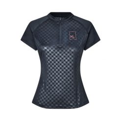 Koszulka treningowa do jeździectwa dla kobiet Kingsland KLMelanie. Niebieskie koszulki sportowe damskie KINGSLAND, bez wzorów, bez ramiączek, do jazdy konnej. Za 372.00 zł.