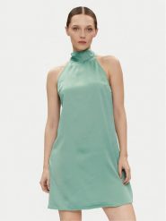 YAS Sukienka koktajlowa Dottea 26032326 Zielony Slim Fit. Zielone sukienki damskie YAS, m, bez wzorów, z syntetyku, wizytowe, bez kołnierzyka, bez ramiączek. Za 209.99 zł.