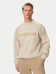 HUGO Bluza Dalim 50563104 Beżowy jasny Regular Fit. Brązowe bluzy męskie Hugo, l, bez wzorów, z bawełny, bez ramiączek, bez kaptura. Za 599.99 zł.