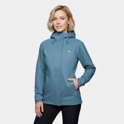 Kurtka damska 2-warstwowa z membraną Alpinus Selenga. Niebieskie kurtki sportowe damskie Alpinus, bez wzorów, bez ramiączek, bez kaptura, trekkingowe. Za 349.00 zł.