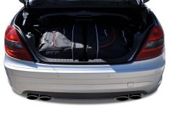 Torby Do Bagażnika Mercedes-Benz Slk 2004-2011 2Szt Kjust. Czarne torby podróżne damskie KJUST, bez wzorów, z kauczuku. Za 520.00 zł.