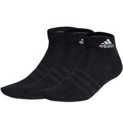 Skarpety adidas Thin and Light Ankle Socks 3P. Czarne skarpetki damskie Adidas, bez wzorów, z bawełny. Za 51.00 zł.