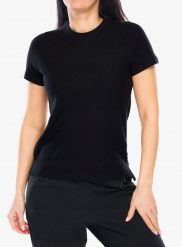 Smartwool W'S Perfect Crew Short Sleeve Tee, 001 | black, L. Czarne bielizna sportowa damska Smartwool, l, bez wzorów. Za 199.43 zł.