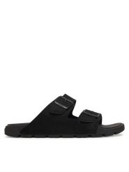 BOSS Klapki Surfley 50563157 Czarny. Czarne klapki męskie Boss, bez wzorów, ze skóry, bez zapięcia. Za 449.99 zł.