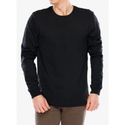 Bluza bez kaptura męska Carhartt Sleeve Logo T-Shirt. Czarne bluzy męskie Carhartt, m, bez wzorów, casualowe, bez ramiączek, bez kaptura. Za 119.99 zł.