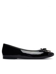 Tommy Hilfiger Baleriny Th Charm Patent Ballerina FW0FW09481 Czarny. Czarne balerinki damskie Tommy Hilfiger, bez wzorów, z lakierowanej skóry, bez obcasa, bez zapięcia. Za 409.99 zł.