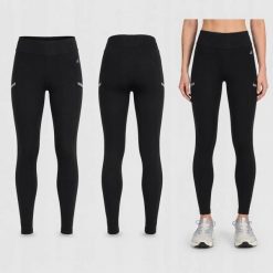 LEGGINSY DAMSKIE 4F DŁUGIE SPORTOWE NA SIŁOWNIĘ KOLOR CZARNY. Czarne legginsy sportowe damskie 4F, xl, bez wzorów, z bawełny, długie, na fitness i siłownię. Za 99.99 zł.