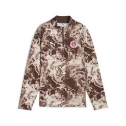 Młodzieżowa bluza przedmeczowa FC St. Pauli z zamkiem 1/4 PUMA. Biała bluzy damskie Puma, m, bez wzorów, młodzieżowe, bez ramiączek, bez kaptura. Za 319.00 zł.