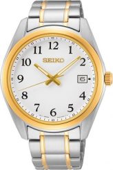 Zegarek Seiko Zegarek męski Seiko SUR460P1 srebrny. Szare zegarki męskie Seiko, bez wzorów, srebrne. Za 1,223.00 zł.