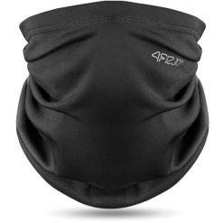 Komin termiczny na szyję unisex do biegania 4FIZJO czarny. Czarne szaliki męskie 4FIZJO, bez wzorów. Za 45.00 zł.