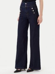 Rinascimento Jeansy CFC0126162003 Granatowy Wide Leg. Niebieskie jeansy damskie Rinascimento, bez wzorów, z bawełny. Za 439.99 zł.