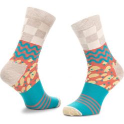 Skarpety Wysokie Unisex HAPPY SOCKS - MIM01-1000 Kolorowy. Skarpetki damskie Happy Socks, bez wzorów, z bawełny. Za 34.90 zł.