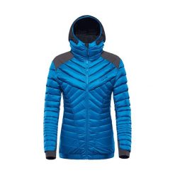 Kurtka puchowa damska BLACKYAK Bakosi. Niebieskie kurtki sportowe damskie BLACK YAK, na jesień, xs, bez wzorów, z materiału, bez ramiączek, z kapturem, wspinaczkowe, primaloft. Za 1,259.00 zł.