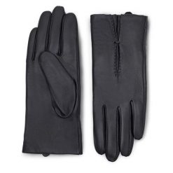 Rękawiczki Damskie Lasocki. Czarne rękawiczki damskie Lasocki, bez wzorów. Za 119.99 zł.