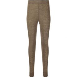 Legginsy termoaktywne damskie Whistler Cerro Merino. Brązowe legginsy damskie Whistler, bez wzorów, z materiału. Za 249.99 zł.