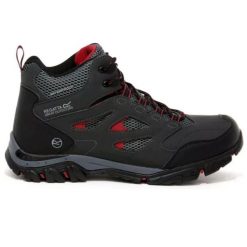 Buty trekkingowe męskie HolcombeIEP Mid Regatta. Szare buty zimowe męskie Regatta, bez wzorów, bez obcasa, bez zapięcia. Za 277.00 zł.