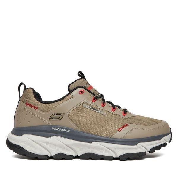 Trekkingi Skechers. Szare buty zimowe męskie Skechers, bez zapięcia. Za 479.99 zł.