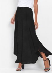 Spódnica z dżerseju ze zrównoważonej wiskozy. Niebieskie spódnice damskie bonprix, bez wzorów, z dżerseju, eleganckie, maxi. Za 139.99 zł.
