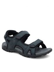 Lanetti Sandały 21MC0610 Granatowy. Niebieskie sandały męskie Lanetti, bez wzorów, z syntetyku, bez zapięcia. Za 139.99 zł.