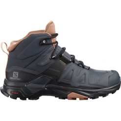 Buty trekkingowe damskie Salomon X Ultra 4 Mid Gtx W. Czarne obuwie trekkingowe damskie Salomon, z materiału, bez zapięcia. Za 937.00 zł.