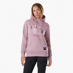 Bluza z kapturem Kobieta Swedemount Forest Hood wodoodporna. Zielone bluzy damskie SWEDEMOUNT, xl, bez wzorów, z bawełny, bez ramiączek, z kapturem. Za 199.99 zł.