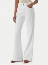 Tommy Hilfiger Jeansy WW0WW49655 Biały Flare Fit. Białe jeansy damskie Tommy Hilfiger, bez wzorów, z bawełny. Za 409.99 zł.