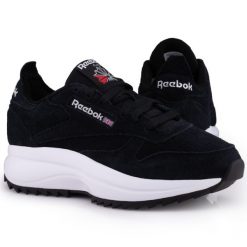 Buty sportowe damskie Reebok CLASSIC LEATHER SP EXTRA. Białe obuwie sportowe damskie Reebok, bez wzorów, bez zapięcia, trekkingowe, Reebok Classic. W wyprzedaży za 209.00 zł.