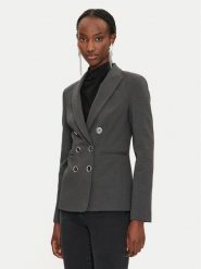 Pinko Marynarka Alexia 100256 A24C Granatowy Regular Fit. Niebieskie marynarki i żakiety damskie Pinko, bez wzorów, z syntetyku, bez kołnierzyka, bez ramiączek. Za 1,399.00 zł.