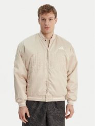 Adidas Kurtka bomber Stadium KE6211 Beżowy Loose Fit. Brązowe kurtki męskie Adidas, m, bez wzorów, z syntetyku, bez kaptura. Za 528.99 zł.