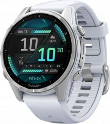 Zegarek sportowy Garmin Fenix 8 AMOLED Biały (010-02903-00). Białe zegarki sportowe Garmin, bez wzorów. Za 3,989.00 zł.