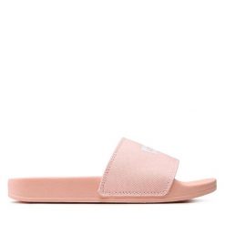 Klapki Levi's®. Czerwone klapki damskie bez wzorów, bez obcasa, bez zapięcia. Za 149.99 zł.