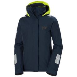 Damska kurtka narciarska Helly Hansen Arctic Shore. Niebieskie kurtki sportowe damskie Helly Hansen, na zimę, bez wzorów, bez ramiączek, bez kaptura, narciarskie. W wyprzedaży za 1,187.00 zł.