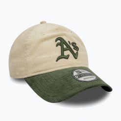 Czapka z daszkiem New Era Block Cord 9Twenty Oakland Athletics. Brązowe czapki damskie New Era, na zimę, bez wzorów. Za 129.99 zł.
